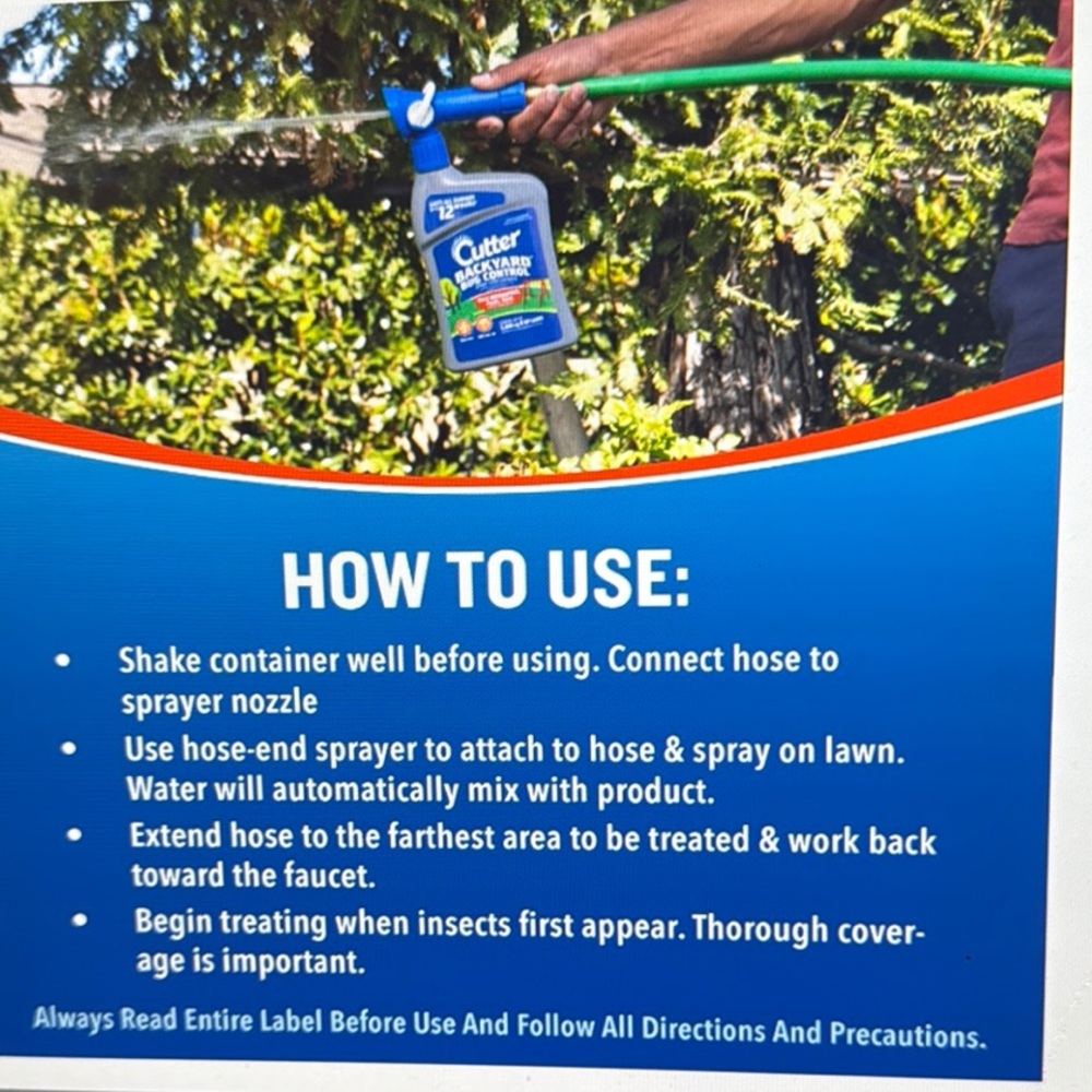 Cutter Backyard Bug Control Spray - Picture 9 of 10